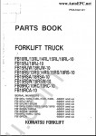 Komatsu ForkLift Truck electronic spare parts catalogue (parts books), shop manuals Komatsu Forklifs