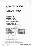 Komatsu ForkLift Truck electronic spare parts catalogue (parts books), shop manuals Komatsu Forklifs