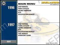Bombardier Sea Doo 1996-1997 electronic spare parts catalogue Jet Ski Sea-Doo, shop manual, wiring diagrams, flat rate time etc