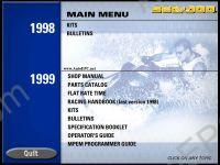 Bombardier Sea-Doo watercraft service manual, shop manual, spare parts catalogue watercraft BRP, flat tate time, racing handbook BRP