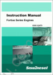 Sisu Diesel Engine workshop manual, instruction manual, specification Sisu Fortius Series Engine, Citius Series 44, 49, 66, 74 and 84 Engines