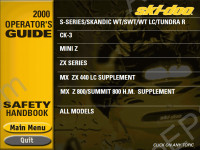 Bombardier Ski Doo 1999-2000 spare parts catalog Bombardier SkiDoo, repair manual, shop manual BRP, maintenance, wiring diagram, specifications