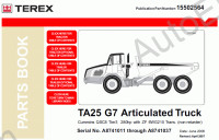 Terex Dumpers Trucks spare parts catalogues