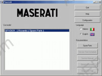 Maserati Spyder spare parts catalogue Maserati Spyder