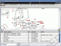 BT ForkLifts PartsArena, full original spare parts catalog in WIS shell for all BT Forklifts and etc.