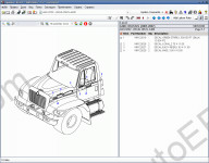Loral Epsilon, original spare parts catalog LORAL (Agco)