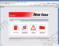 New Idea Epsilon, spare parts catalog, parts books, workshop manual, service manual, maintenance for agriculture equipment New Idea (AGCO) 