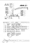 Atlas Cranes (TEREX) spare parts catalog, part books, schematic diagram Atlas Terex Cranes