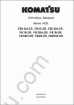 Komatsu ForkLift Truck FB - Series 4032 service manual, maintenance, circuit diagram for Komatsu ForkLift Truck FB - Series 4032