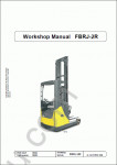 Komatsu ForkLift Truck FBRJ-2R service manual, workshop manual, maintenance for reach truck Komatsu FBRJ-2R
