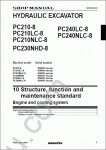 Komatsu Hydraulic Excavator PC210-8, PC230-8, PC240-8 Workshop manual for Komatsu Hydraulic Excavator PC210-8, PC230-8, PC240-8