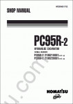 Komatsu Hydraulic Excavator PC95R-2 service manual, opeartion and maintenance manual for Komatsu Hydraulic Excavator PC95R-2