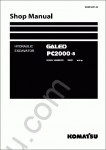 Komatsu Hydraulic Hydraulic Excavator PC2000-8 Service Manual for Komatsu Hydraulic Excavator PC2000-8