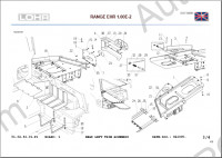 Lohr Range EHR 1.00E-2 Spare parts catalog, parts manual for Trailers Lohr Range EHR 1.00E-2