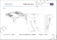 Lohr Range EHR 1.00E-2 Spare parts catalog, parts manual for Trailers Lohr Range EHR 1.00E-2