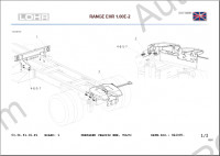 Lohr Range EHR 1.00E-2 Spare parts catalog, parts manual for Trailers Lohr Range EHR 1.00E-2