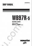 Komatsu WB97R-5 Backhoe Loader Service manual, operation and maintenance for Komatsu WB97R-5 Backhoe Loader