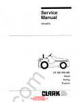 Clark Forklift Trucks Service Manuals 2017 service manual, maintenance, wiring diagram, hydraulic diagram Clark Forklift truck