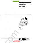 Clark Forklift Trucks Service Manuals 2017 service manual, maintenance, wiring diagram, hydraulic diagram Clark Forklift truck