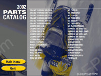 Bombardier Ski Doo 2002 spare parts catalog BRP Ski Doo, repair manual, maintenance, wiring diagrams, specifications