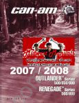 Bombardier Can-Am Outlander 2007-2008 service manual, operation and maintenance manual (BRP) Outlander 500/650/800, Renegade 500/800
