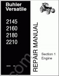 Buhler Versatile 2145-2210 Repair Manual service manual, repair manual, maintenance for tractors Buhler Versatile 2145, 2160, 2180, 2210, Genesis II