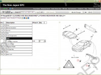 Jaguar EPC 3.0 2018 spare parts and accessories catalog Jaguar, presented all models Jaguar cars