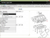 Jaguar EPC 3.0 2018 spare parts and accessories catalog Jaguar, presented all models Jaguar cars