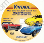 Mitchell on Demand "Vintage" (Repair and Wiring Manuals) 1960-1982 Service manual, repair manual, wiring diagram for old cars, commercial vehicles 1960-1982 MY, PDF
