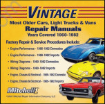Mitchell on Demand "Vintage" (Repair and Wiring Manuals) 1960-1982 Service manual, repair manual, wiring diagram for old cars, commercial vehicles 1960-1982 MY, PDF