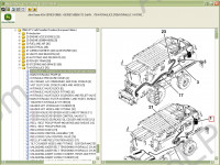 John Deere AG Parts 2010 spare parts catalog John Deere AG , parts manual, presented Tractors, Combines, Cotton Harvesting, Sprayers, Engines, Hay & Forage, Utility Vehicles, oher Farm equipment from John Deere