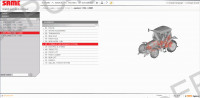 Same SDF e-Parts spare parts catalog, workshop service manual, wiring diagram, maintenance agriculture equipment Same