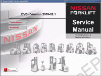 Nissan ForkLift Service Manual workshop service manual Nissan Forklift Truck, maintenance, electrical wiring diagram, hydraulic diagram Nissan Forklift