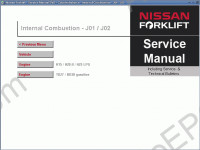 Nissan ForkLift Service Manual workshop service manual Nissan Forklift Truck, maintenance, electrical wiring diagram, hydraulic diagram Nissan Forklift