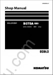 Komatsu CSS Service Mining - Bulldozers workshop service manual Komatsu Bulldozers Mining D375, D475, D575, Komatsu Engine, maintenance and operation manual