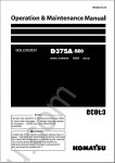 Komatsu CSS Service Mining - Bulldozers workshop service manual Komatsu Bulldozers Mining D375, D475, D575, Komatsu Engine, maintenance and operation manual