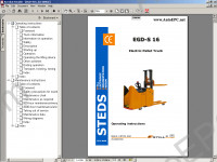 STILL STEDS 8.10 spare parts catalog Still froklift truck, service manual, repair manual, maintenance, specifications, presented electric forklift trucks, diesel and lp gas trucks, warehouse handling equipment, platform trucks and tractors Still