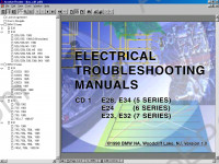 BMW Electrical Troubleshooting Manual 1982-1998 electrical troubleshooting manual, electrical wiring diagrams, pin assignments, component locations, connector views BMW E28, E34, E24, E23, E32, E30, E36, E36/5, E36/7, E31