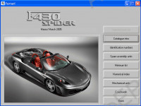 Ferrari 430 Spider spare parts catalogue.
