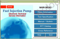Denso ETSI 2014 5.04, spare parts catalog Denso fuel injection pump, workshop service manual, maintenance, specification, bulletins, stt catalog, cross reference Denso