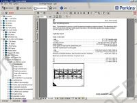 Perkins SPI 2009A spare parts catalog Perkins, workshop service and repair manuals, fault diagnosis, specifications, user handbook, service bulletins, all series engines Perkins