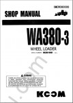 Komatsu Wheel Loader WA380-3 Service manual, book for repair and maintenance Komatsu Wheel Loader WA380-3, PDF