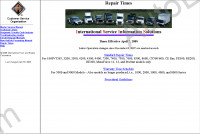 International Truck ISIS - International Service Information Solution 2010 workshop service manual, maintenance, electrical wiring diagrams International trucks & buses