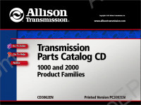 Allison Transmission Parts Catalog 5000 and 6000 product families spare parts catalog
