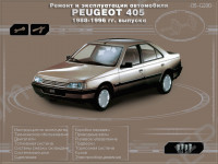 Peugeot 405 service manual, wiring diagrams