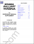 Mitsubishi Magna, Verada, Diamante workshop service manual, repair manual, maintenance, wiring diagrams
