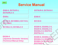 Hitachi Hydraulic Excavators Workshop Service Manual Workshop Service Manual for Hitachi Hydraulic Excavators, Technical Manual (Operational Principle, Troubleshooting), Circuit Diagram & Harness