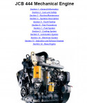 JCB 444 Mechanical Engine Service Manual workshop service manual for JCB444 engine