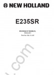 New Holland E235SR Crawler Excavator Service Manual workshop service manual New Holland E235SR, wiring diagram, hydraulic diagram