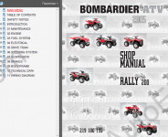 BRP Can-Am Rally200 Service Manual Workshop Service Manual BRP Can-Am Rally200, Electrical Wiring Diagram, Maintenance & Operation Manual
